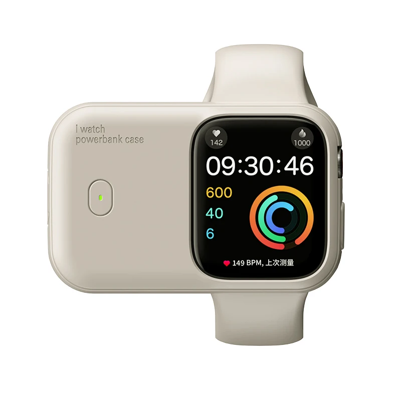 

Type-C Portable Charger Wireless Power Bank for Apple Watch 44mm 45mm 49mm Magnetic 1200mAh Charger for Iwatch Series 9 ultra 2