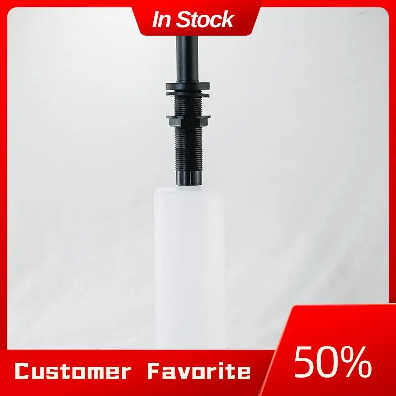 

Top Sale 1 PCS Countertop Pump Hand Lotion Built In Bottle Stainless Steel Screw Soap Dispenser Matt Black