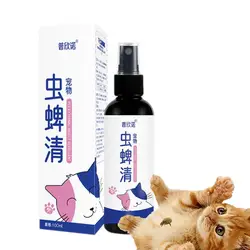 Pet Dog Cat Anti Flea Drops 100ml Insectcide Flea Lice Insect Remover Spray Flea And Tick Concentrate Formula Pet Flea Remover