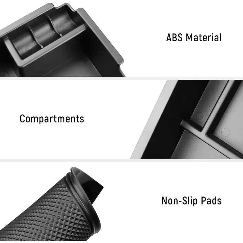 Center Console Organizer Compatible with Kia Sorento 2021 2022 2023 2024 2025 Accessories, Armrest Insert Tray Storage Coin Hold