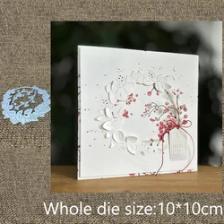 XLDesign Craft Metal stencil mold Cutting Die flower wreath decoration scrapbook die cut Album Paper Card Craft Embossing