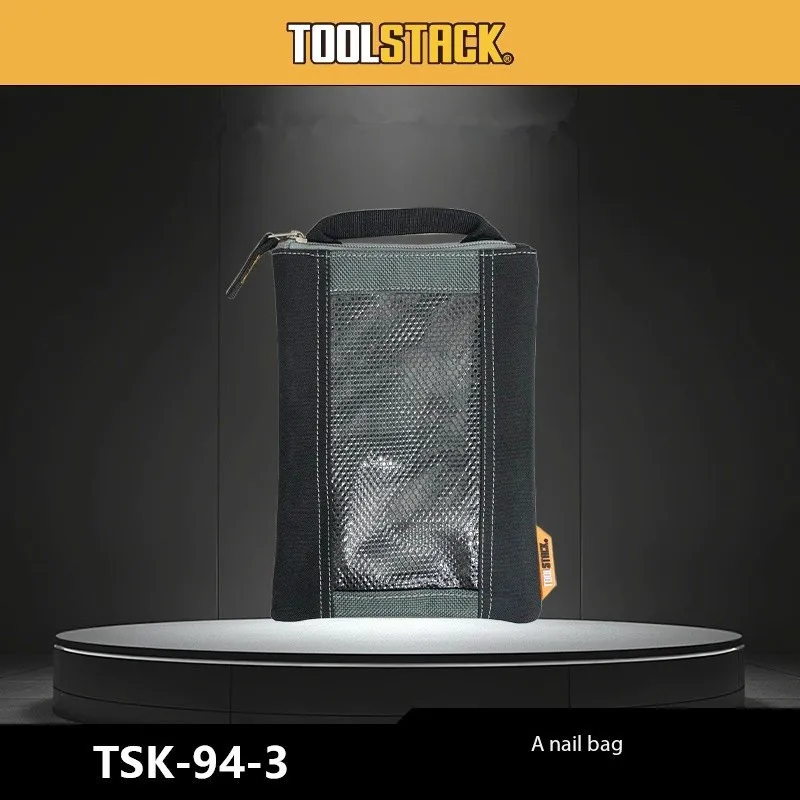 TOOLSTACK TSK-94-M3 أكياس السحابة 3 حزمة مسمار أداة السلطة الملحقات تعليق نوع حقيبة التخزين سهلة الحمل