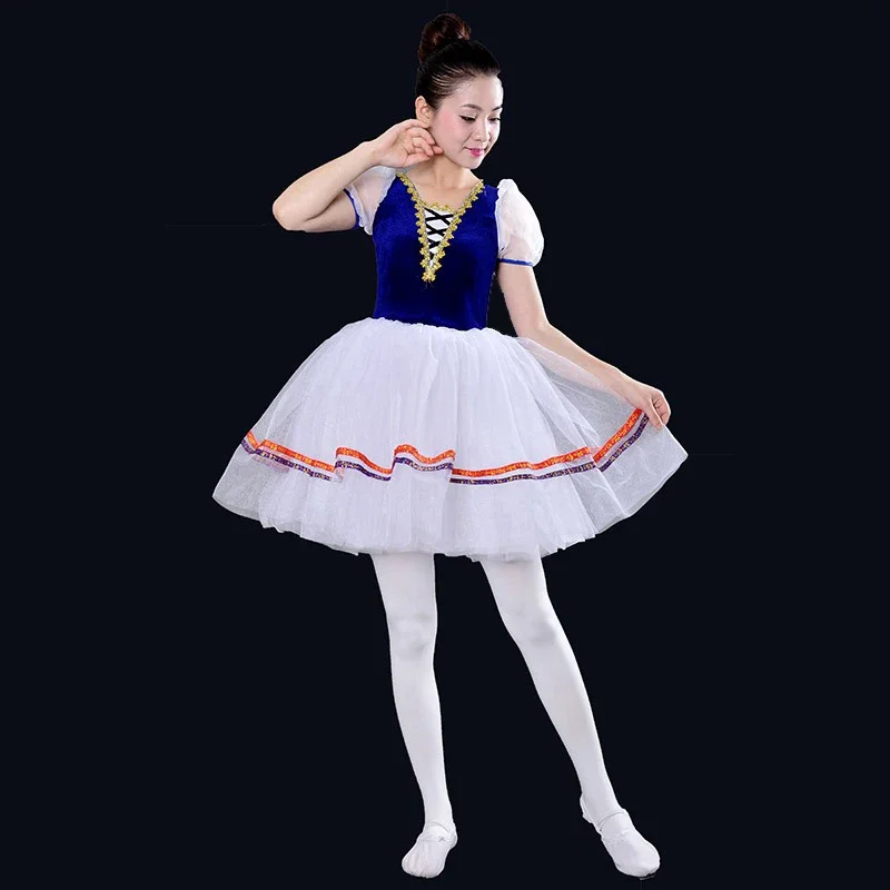 Giselle Ballet Costume Adult Child Long Tutu Swan Lake Ballet Dress Girls Women Kids Ballerina Party Dance Ballet Tutu Dress