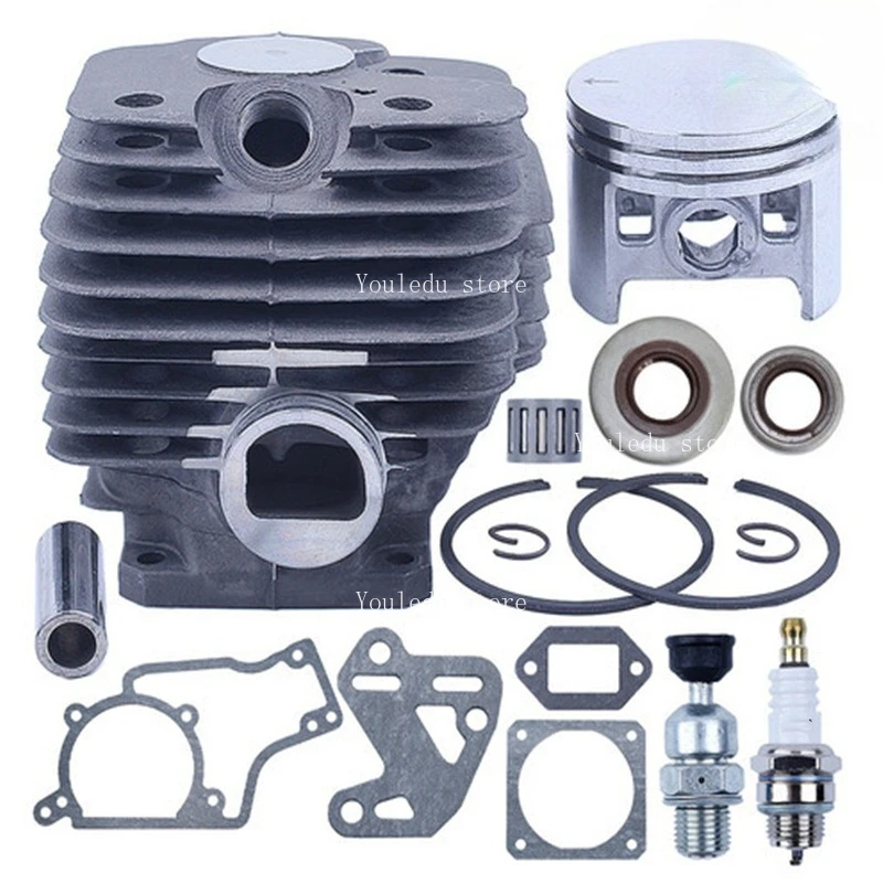 Suitable for MS380 038 cylinder assembly, cylinder body, piston, needle roller, oil seal, paper pad, 52MM chain saw accessories