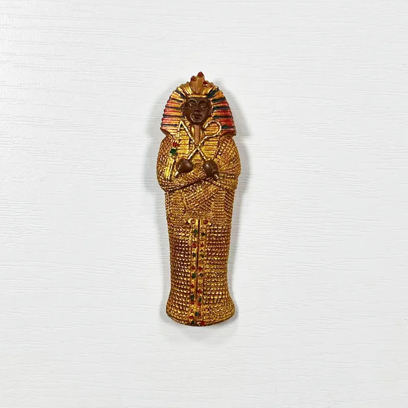 

Egyptian mummy culture tourism souvenirs, 3D creative refrigerator magnets, home kitchen decoration style decorations