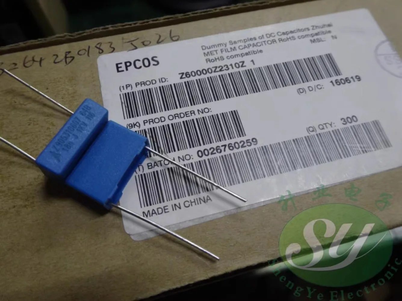 10PCS EPCOS 0.018uf/1000v 18nf 183 New 15mm film capacitor B32642B0183J