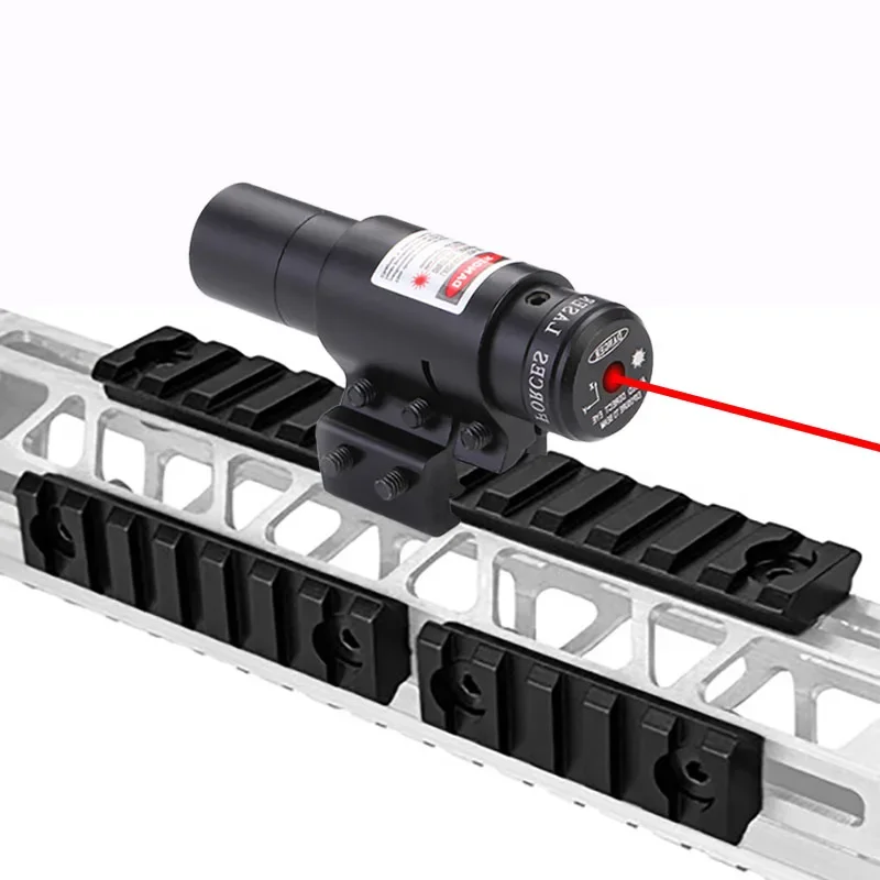 Red Laser Rifle Accessories Infrared Small Laser Pointer 20mm Card Slot Tube Clamp Hunting Scope Rifle Ar 15 Scope Red Dot Scope