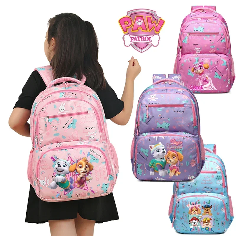 Mochila escolar de la patrulla canina, mochilas de moda para niñas Skye de dibujos animados, mochila multifuncional de gran capacidad para estudiantes, regalo para niños