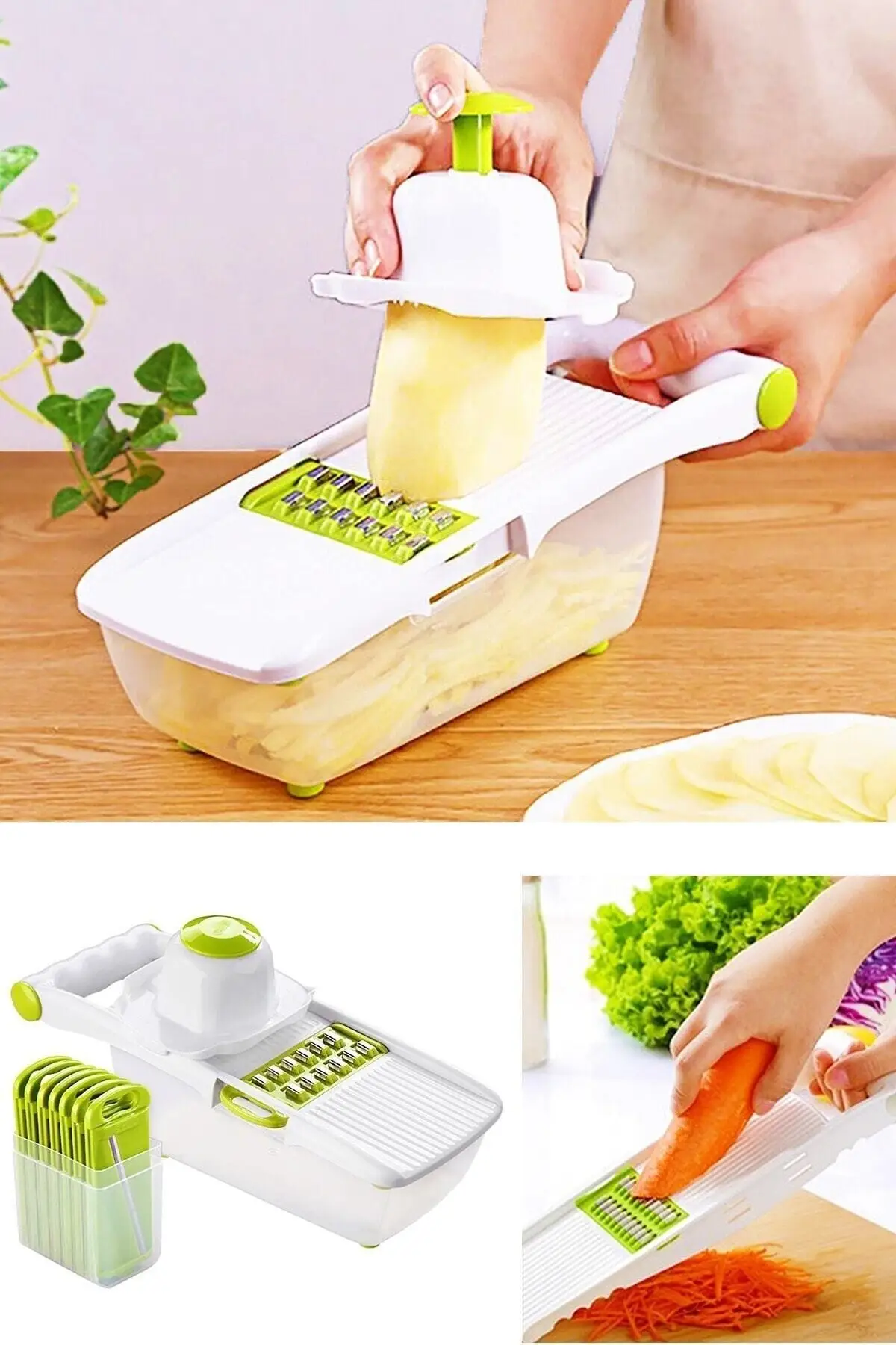 Practical Vegetable Potato Slicer Chopper Grater Set 13 Piece