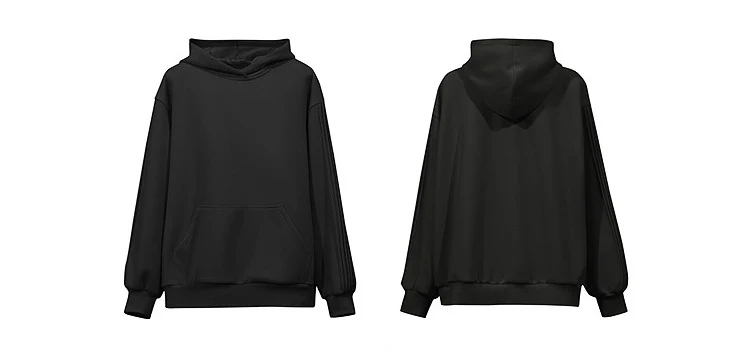 Amii Hooded Fleece Lined Sweatshirt Drop Shoulder Loose Fit Minimalist Slimming Casual Winter Women's Hoodies 12644038