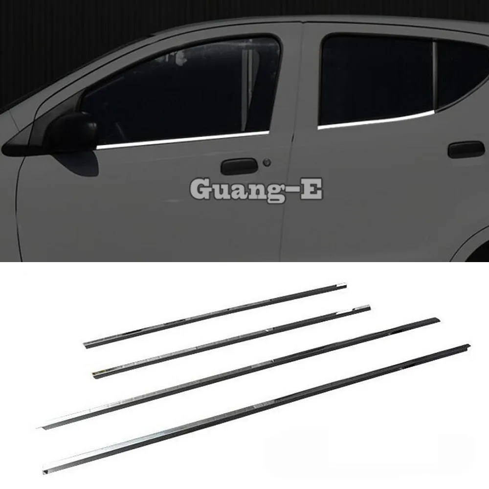 

Car Stick Stainless Steel Glass Window Garnish Pillar Middle Column Trim For Suzuki Alto 2009 2010 2011 2012 2013 2014 2015 2016