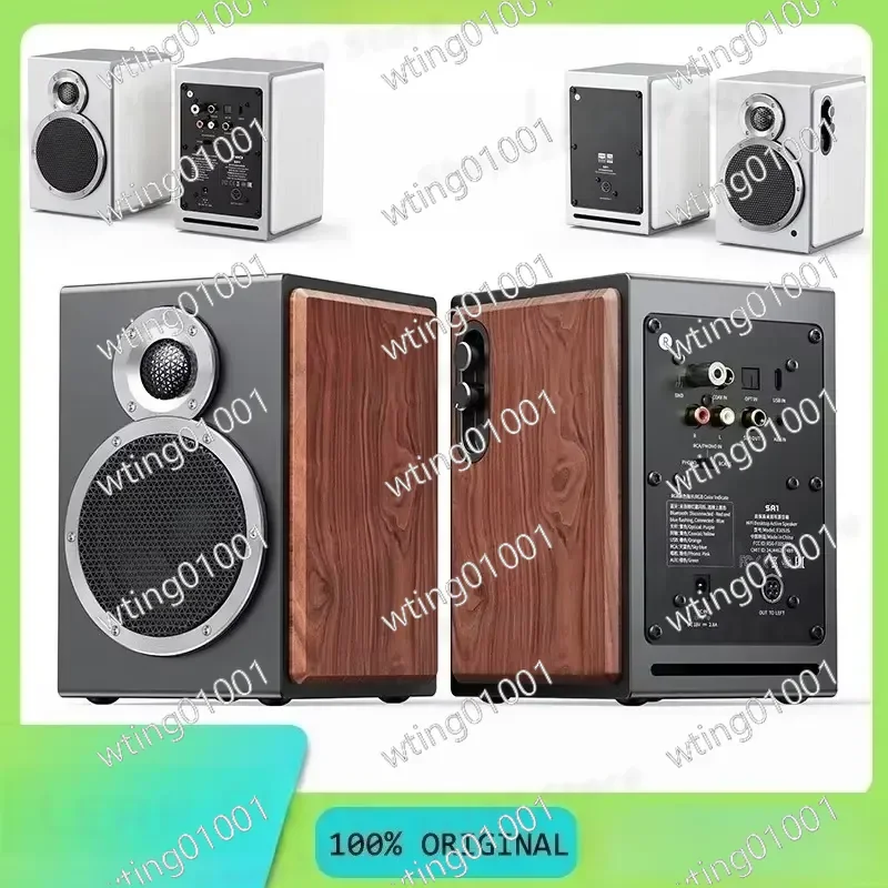 for SA1 Desktop Active Speaker HiFi Sound LDAC Bluetooth Wireless Audio System with Volume Knob Custom Design Compact