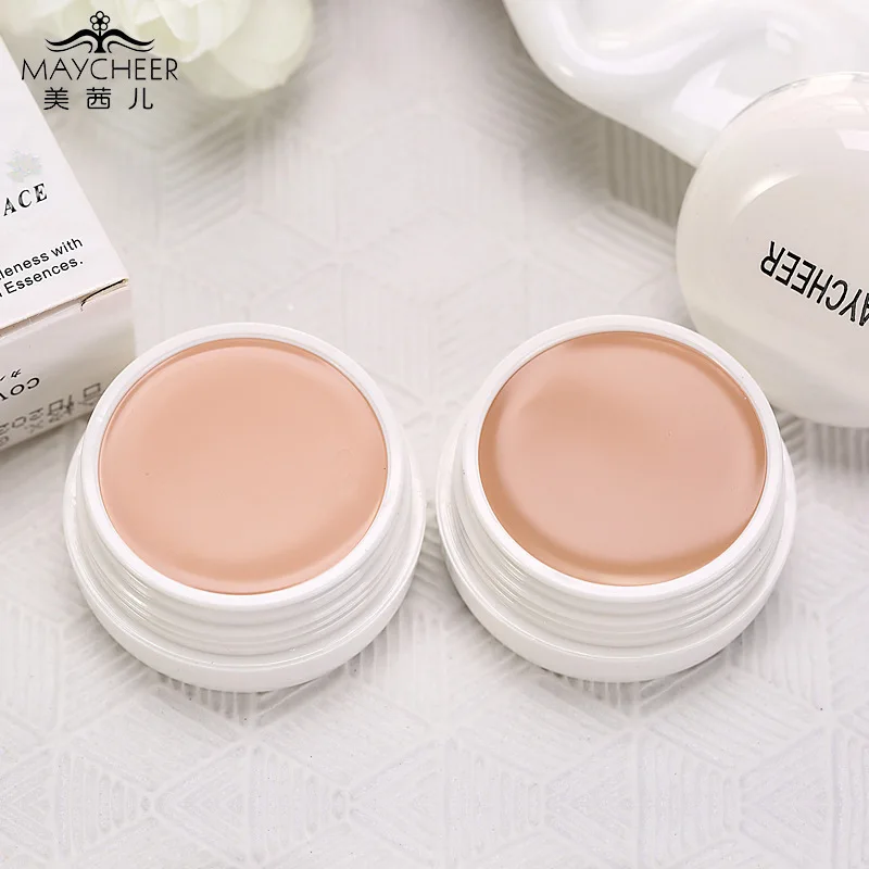 Maycheer Merk Gezicht Concealer Crème Olie-Control Littekens Sproeten Zwarte Eye Volledige Cover Make Gezicht Base Foundation