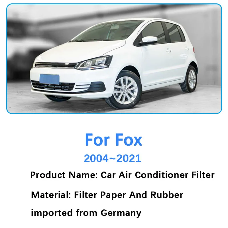 For Volkswagen Fox Lupo SpaceFox CrossFox SpaceCross 2004~2021 Auto Accessories Air Filter Intake Engine Conditioner Filter Grid