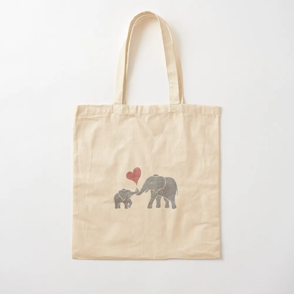 

Elephant Hugs Tote Bag tote bag women sacs de shopping tote bag Gift bags