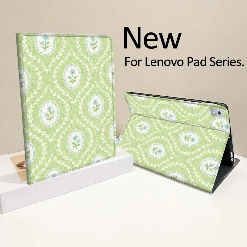 

Creative Floral Art Pattern For Lenovo Tab Xiaoxin Pad 700 Y900 Gen4 K10 P11 GT K11 3rd P11 P12 Plus Pro Gen Tablet Case