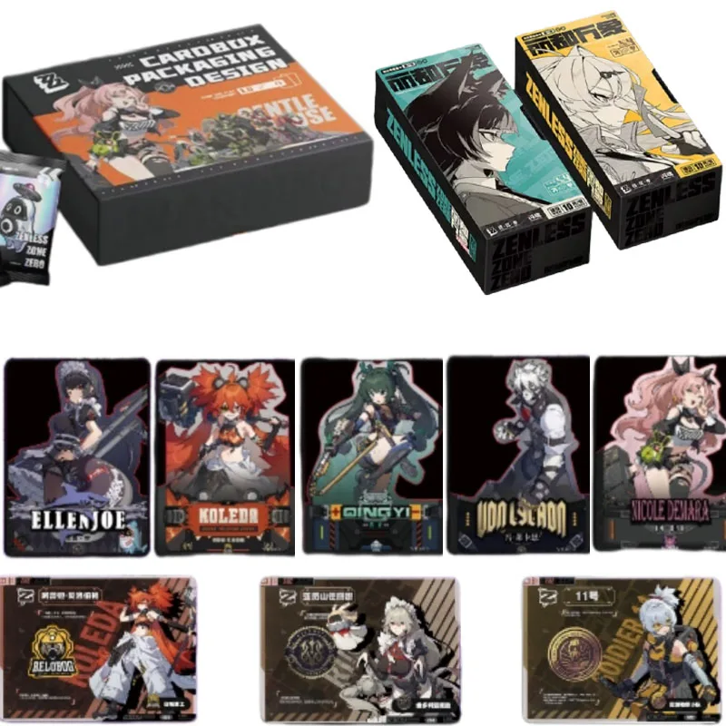 NOUVEAU Zenless Zone Zero Carte Lido Wanxiang Édition Limitée Von Lycaon Burnice Whita Cartes de Jeu et d'Anime à Collectionner Billet Laser Jouet Cadeau