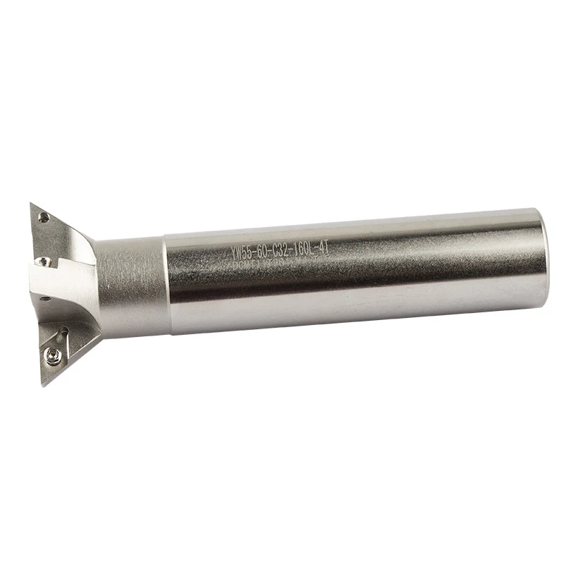 HSS Dovetail Cutter 55 60 Degree 25mm 30mm 40mm 50mm 60mm 80mm  Dovetail End Mill High Speed Steel Dovetail Milling Cutter