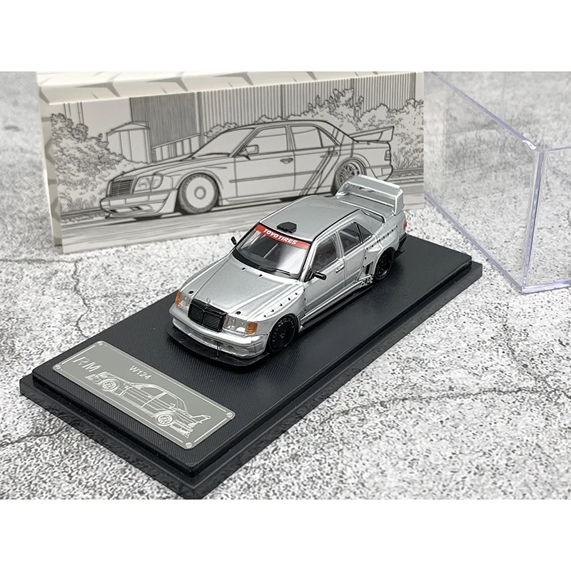 RM 1:64 Scale W124 W201 190E Alloy Simulation Car Model Classic Hobby & Collectibles Souvenir Display
