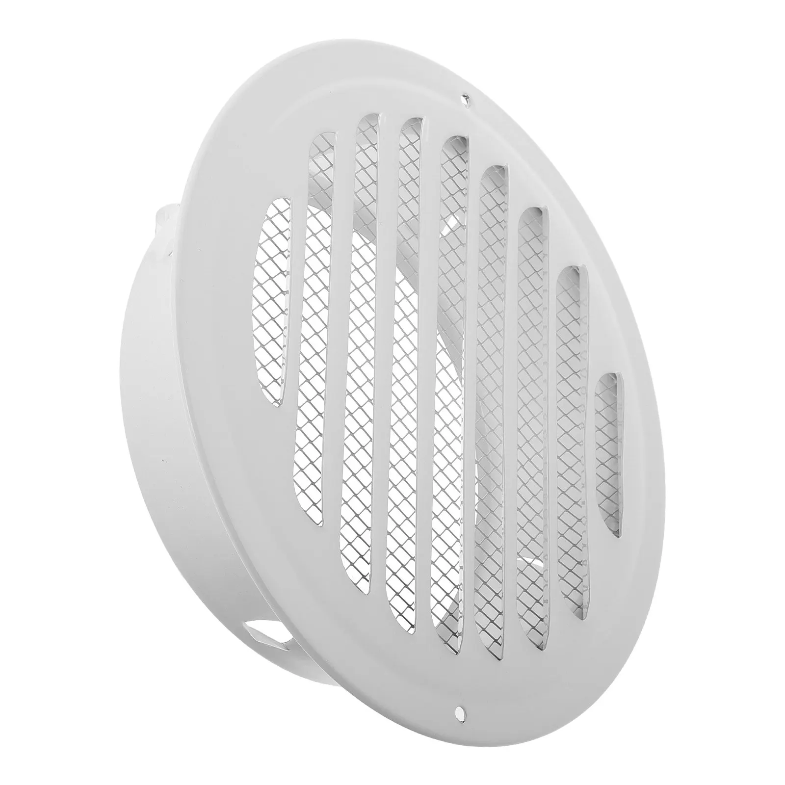 Stainless Steel Exhaust Vent Cover Wall Cap Flat Kitchen Ducts Outdoor Use Windproof Weatherproof Air Range