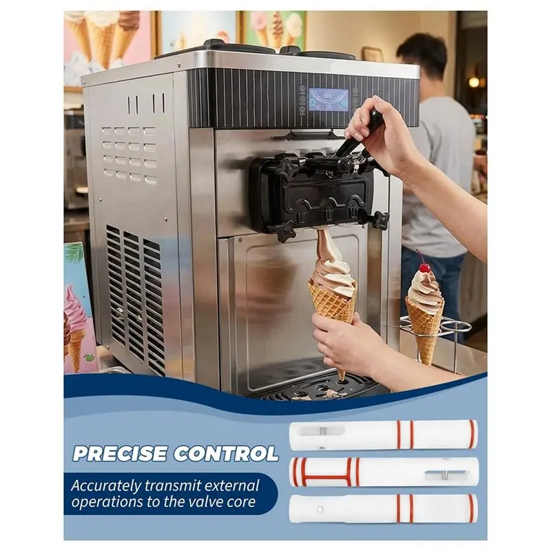 EMECE-Ice Cream Maker Machine For Cafes Hotels Handle Discharge Valve Rod Grip Lever Replacement Part For Soft Serve Machines