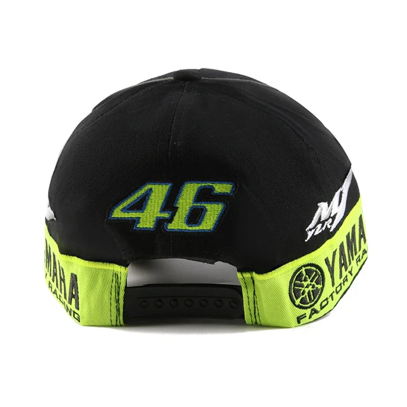ياماها VR-46 دراجة نارية سباق قبعة قبعة بيسبول الصيف الرجال الترفيه التدريب اليومي واقية من الشمس قبعة الشمس القطن موضة بلغت ذروتها قبعة