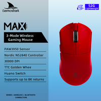 Darmoshark M3PROMAX 4K 8K PAW3950 Wireless Bluetooth Gaming  3-Mode Mouse,30KDPI Nordic 52840 Mice For Desktop Computer Notebook
