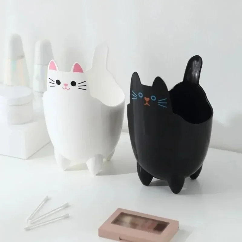 Household Creative Thickened Miscellaneous Small Items Pen Holder Storage Bin Animal Cute Cartoon Desktop Trash Bin Small