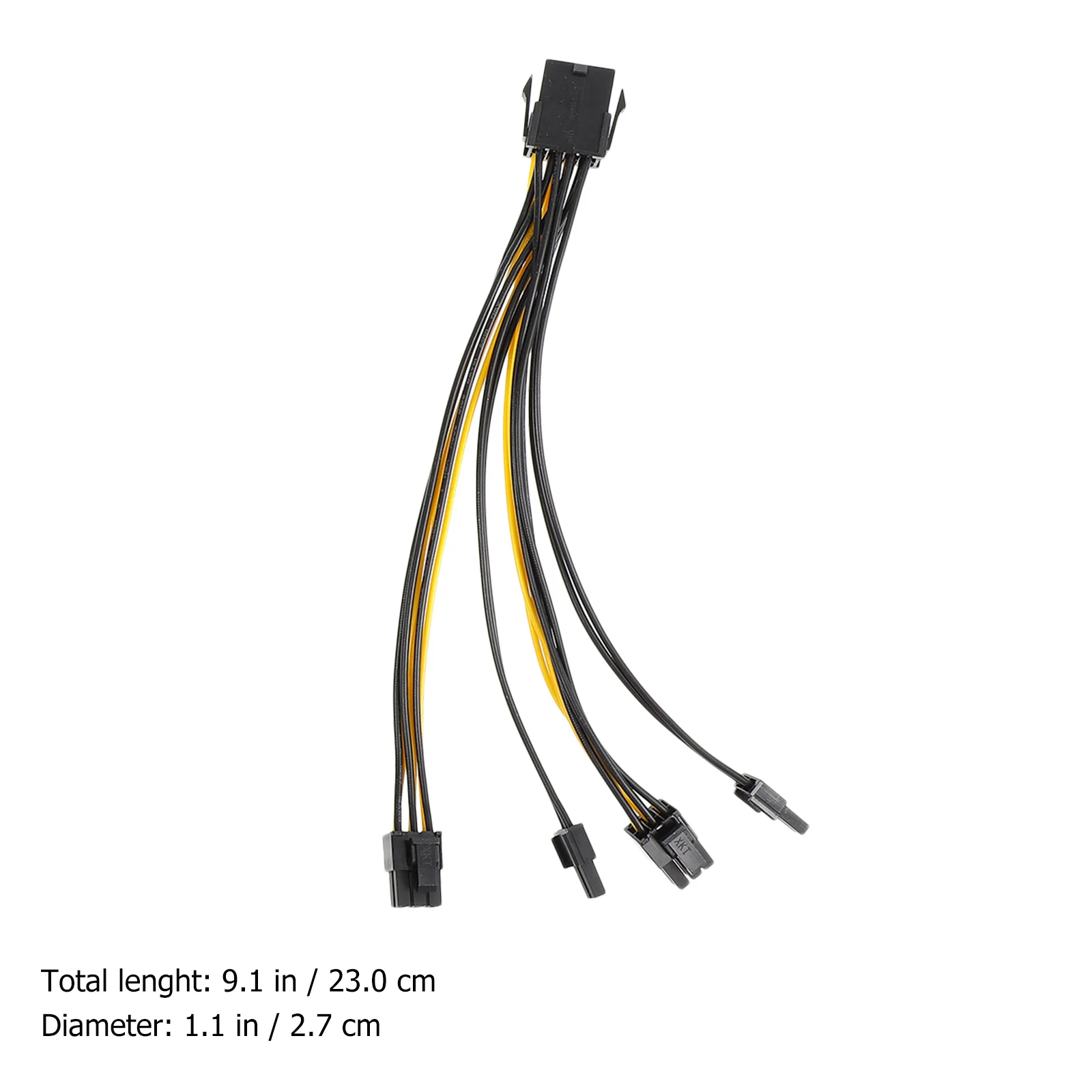 

10Pcs 8Pin Female to Male and 2 Pin Graphics Power Cable Extension Cord for Pc GPU Mining Machine Reliable Airflow