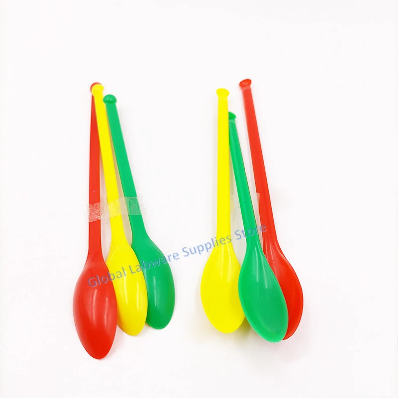 3*1/set Lab Plastic Medicinal Drug or Sample Weighing Spoon 12cm/13.5cm/14.5cm Laboratory Supplies