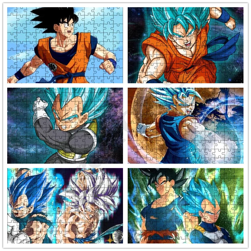 

Bandai Dragon Ball Puzzles Intellective Educational Toys Unique Design Diy Puzzle Home Decoration 300 500 1000 Pieces