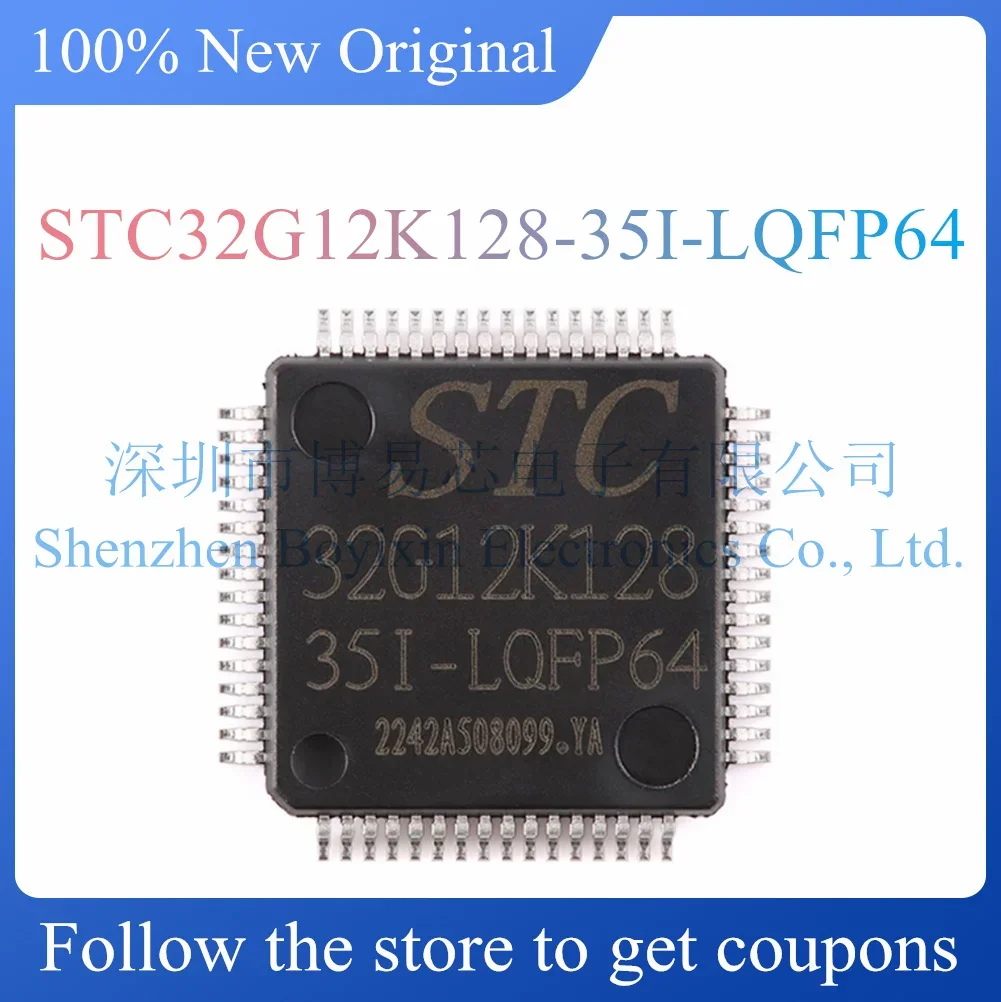 

NEW STC32G12K128-35I-LQFP64 Original Product LQFP-64