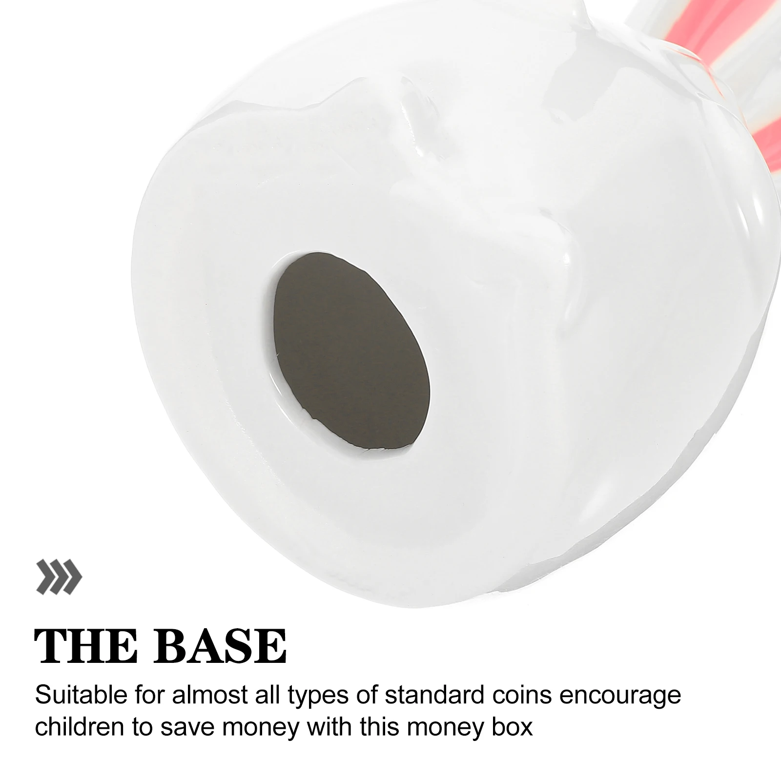 

Cute Rabbit Saving Pot Ceramic Bunny Coin Bank Unbreakable Money Jar Piggy Bank Desktop Decoration Coin Container