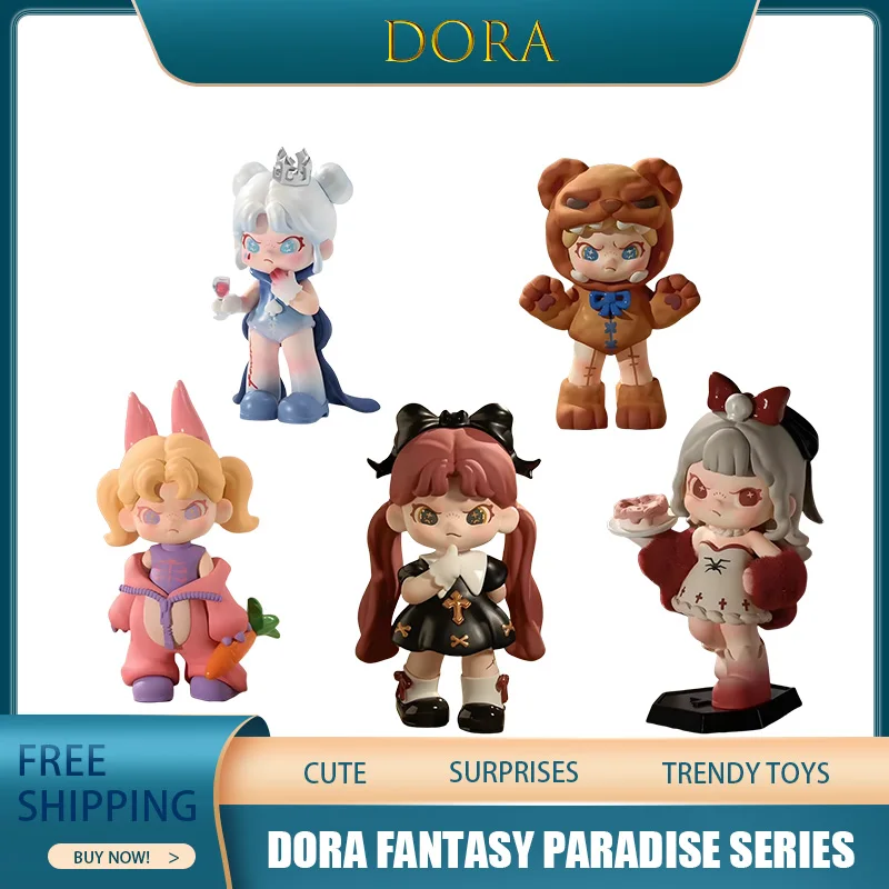 

Tntspace Dora Fantasy Paradise Series Blind Box Figurines The Sixth Generation Of The Eldest Female Cousin Trendy Toys Gift