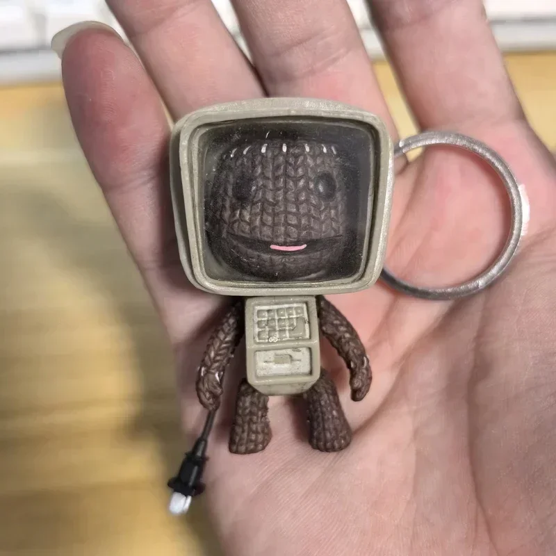 ليتل بيج كوكب ساك بوي لطيف Kawaii لعبة تمثال أنيمي المفاتيح LittleBigPlanet روبوت كيتي اللعب نماذج عمل الشكل هدية