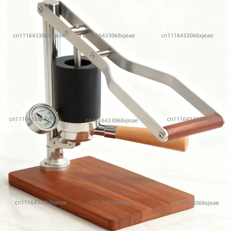 Manual Espresso Machine Retro Design High-Pressure Extraction Rich Oil Content Integrated Hand Lever Coffee Maker