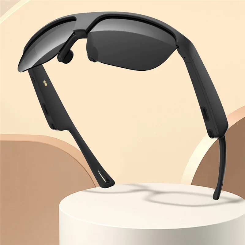 Okulary Bluetooth A37T-Smart z Asystentem Głosowym, Odtwarzaniem Muzyki, Inteligentne Okulary Sportowe z Polaryzacją