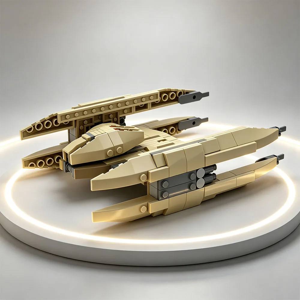 MOC Movie Space Warrior Mecha Starfighter Vulture Droid Technical Robot Figures Spaceship Building Blocks Festival Party Gifts