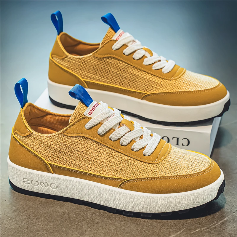 

2026 Summer Comfort Trainer Summer Sneakers Vintage Jogging Shoes for Men Casual Low Top Running Sports Mesh Breathable Shoes