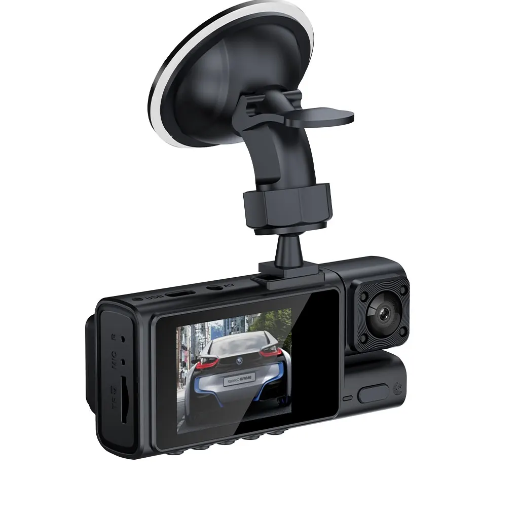 

3 Lenses And 3 Recordings WIFI Mobile Playback And Driving Recorder Interior High-definition 1080P