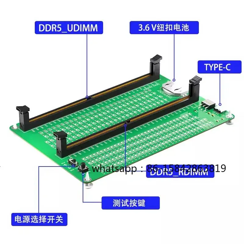 ddr5-メモリースティック検出ツール-デスクトップサーバーコンピューターメインボードメンテナンステスター-2-in-1