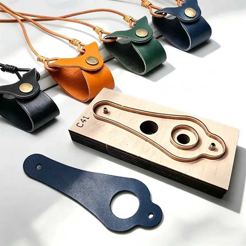

Eyeglasses Pendant Leather Cutting Die Sharp Durable DIY Leather Craft Template Cutting Mold Handmade Leather Tool