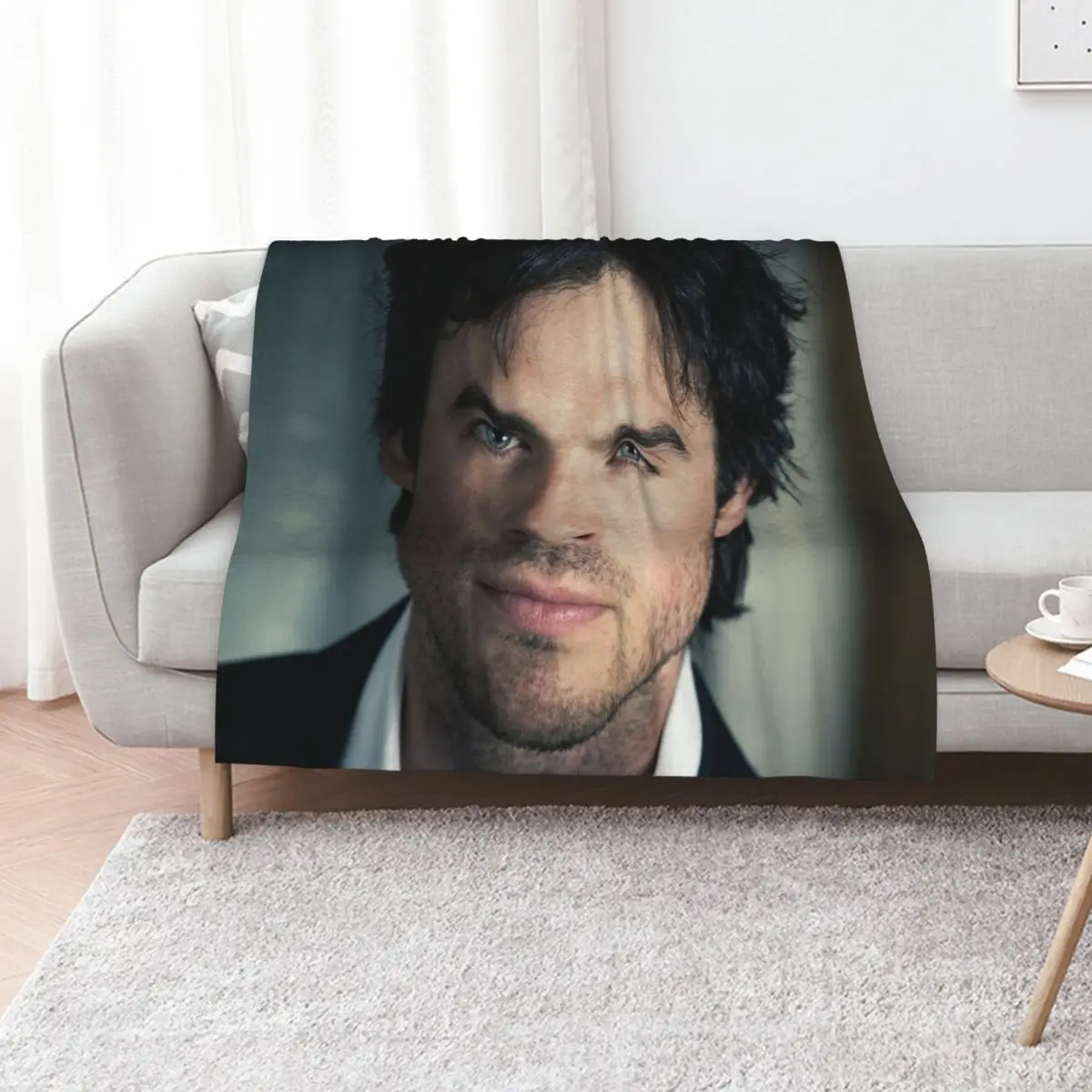 

Ian Throw Blanket Bed Vintage Luxury Brand Personalized Gift Blankets