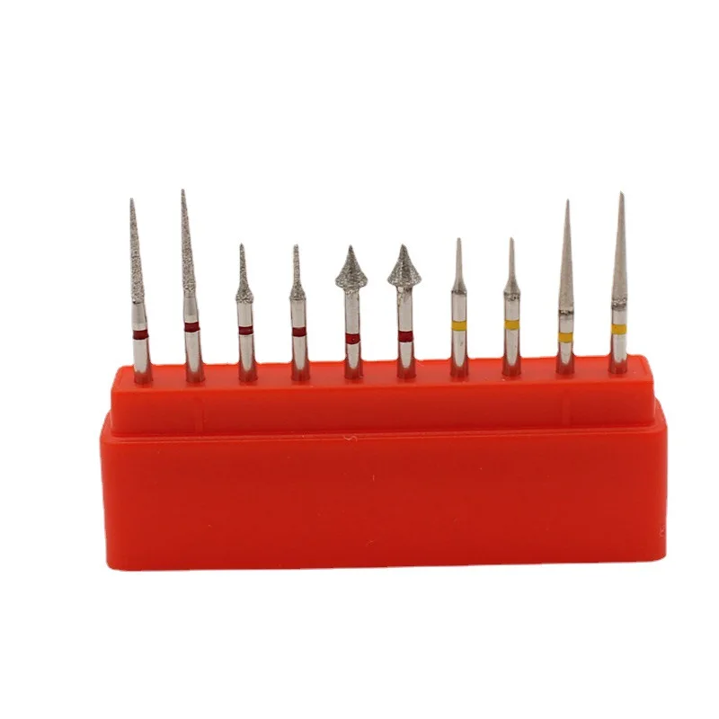 Teeth Polishing Dental Diamond Burs Kit Drills Bit Interproximal Enamel Reduction Set for Dental High Speed Handpiece