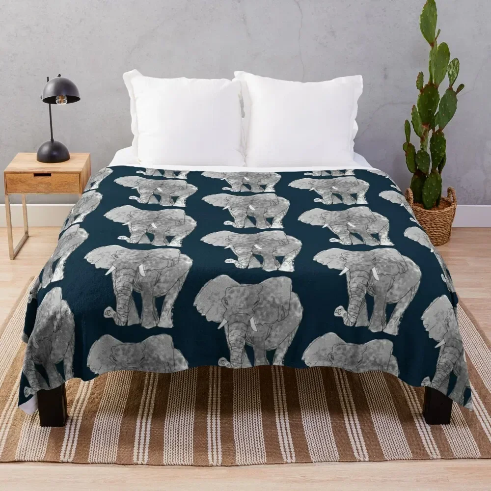 

elephant Throw Blanket Summer Beddings Giant Sofa Soft Big Blankets