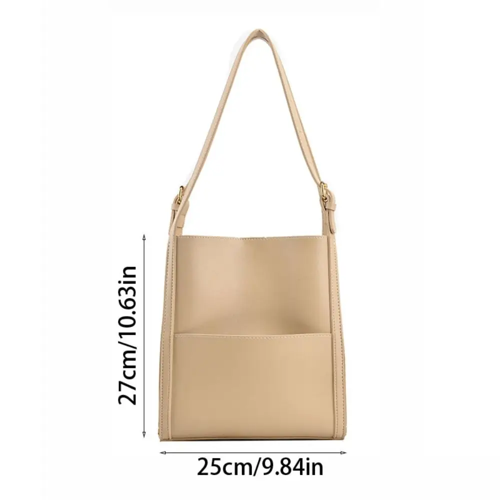 Bolsas de Ombro de Grande Capacidade para Mulher, Bolsa PU, Ferramenta de Armazenamento, Bolsa Crossbody, Presente Menina