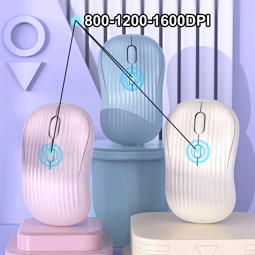 Беспроводная мышь 2,4G, Bluetooth-мышь, двухрежимная игровая мышь, бесшумная мышь, перезаряжаемая мышь, мышь для ПК, MacBook, планшета, ноутбука