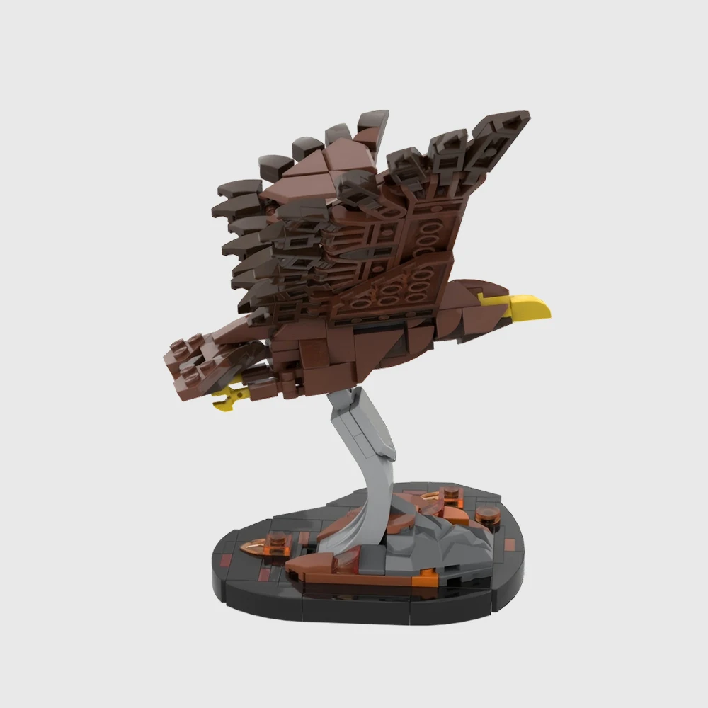 새로운 272PCS 유명 영화 시리즈 모크 과이히르 독수리 모델 블록 맞춤 퍼즐 DIY 조립 어린이 장난감 소년 선물 세트