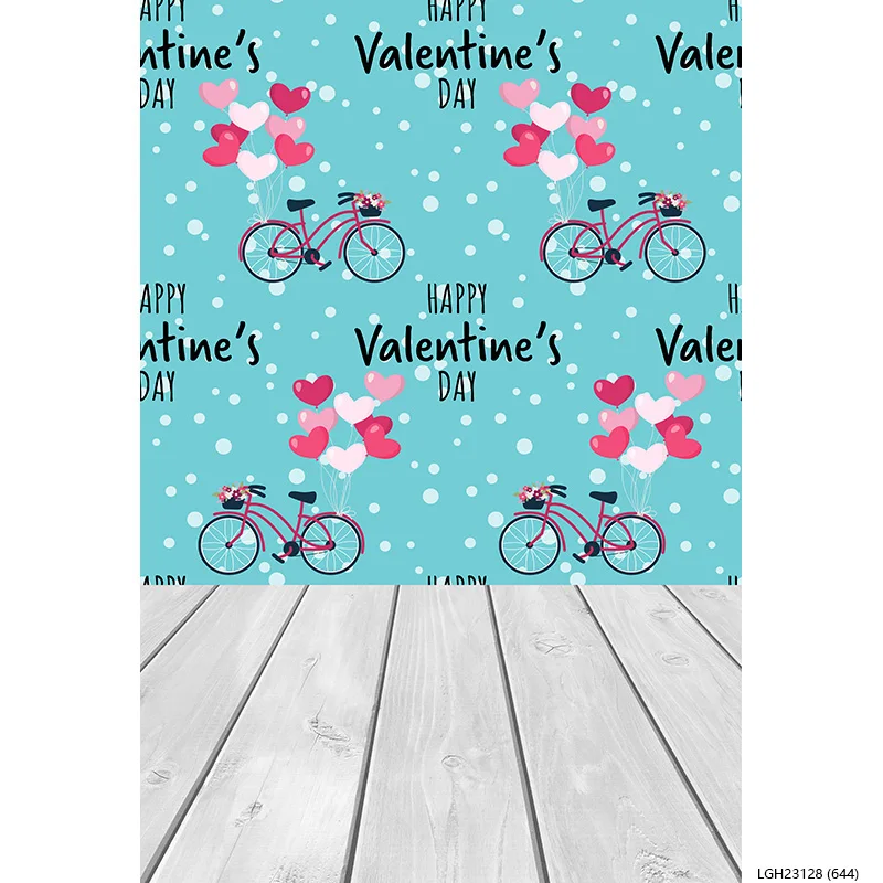 ZHISUXI Rosebud Wedding Valentine's Day Photography Backdrops Props Valentine's Day Heart Photographic Background HGG-17