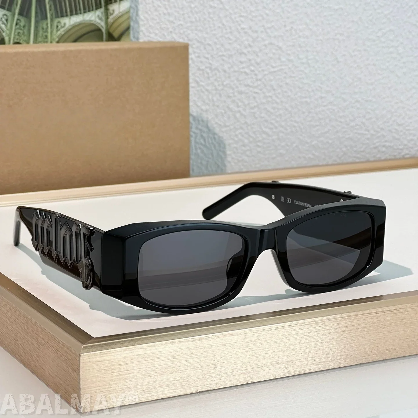 

ABALMAY PERI007 51-19-145 Top Quality Mens Sunglasses for Women Fashion Trend Luxury Acetate UV400 Designer Sunglasses Frame